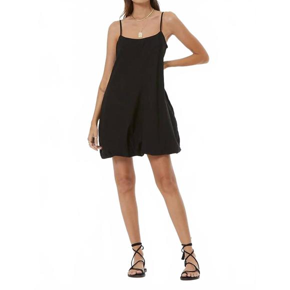 NEW YOUNG FABULOUS & BROKE bulle dress | black in black - Picture 1 of 4